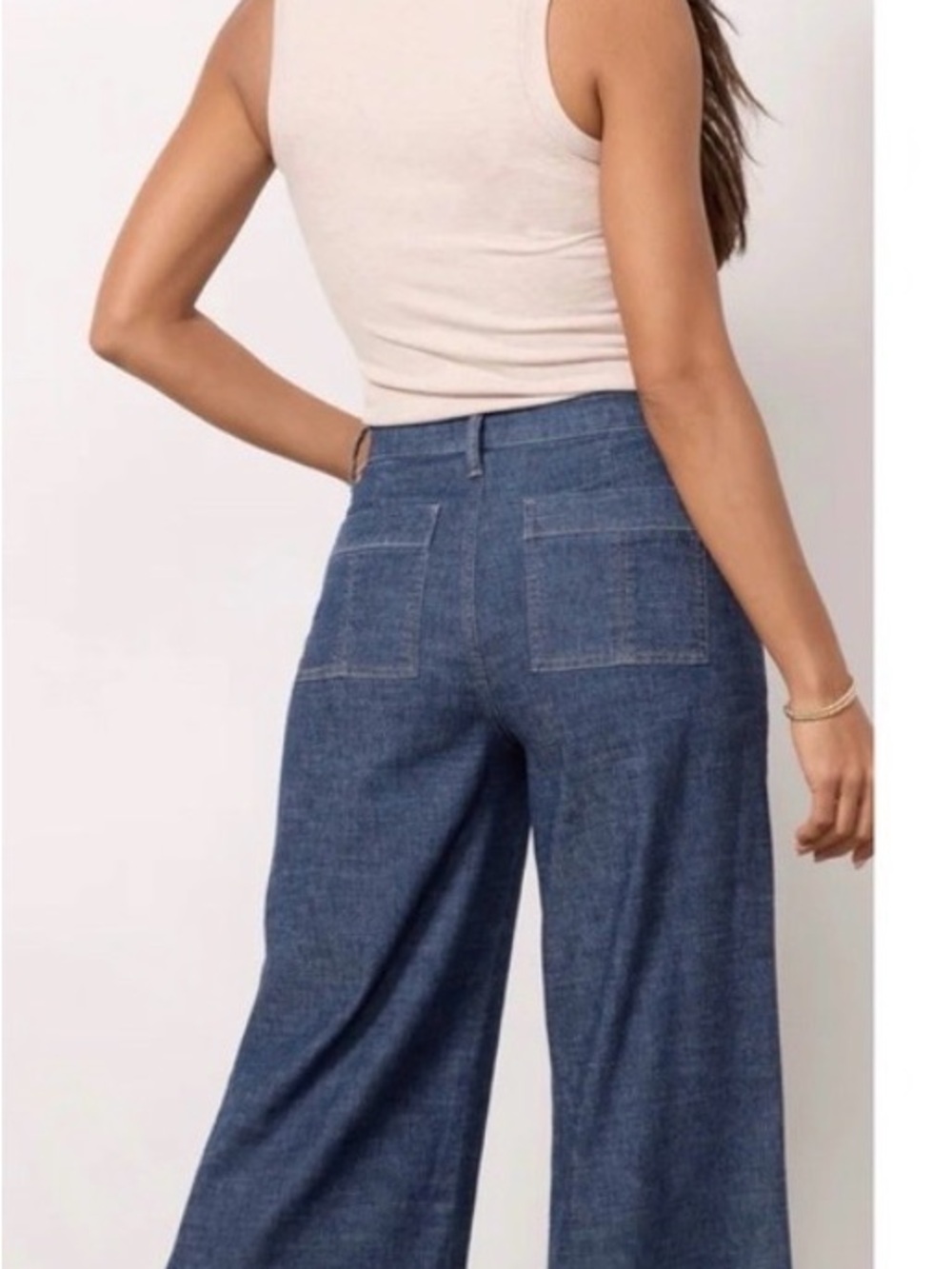 Perfect for now! Joelle crop denim fabric. Size 26